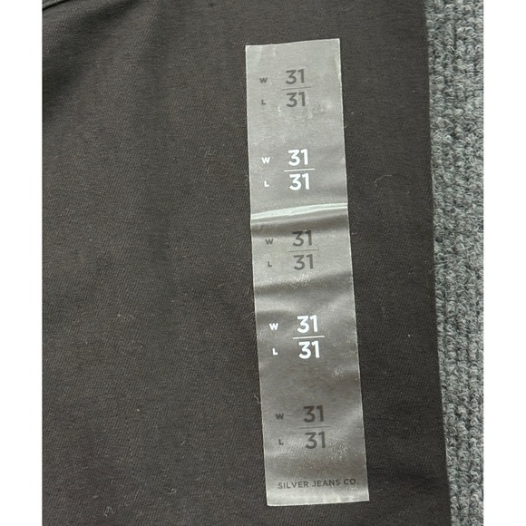 Silver Jeans Co Suki Slim Bootcut Jeans Womens W31 L31 Black Mid Rise Curvy Fit - Picture 9 of 15